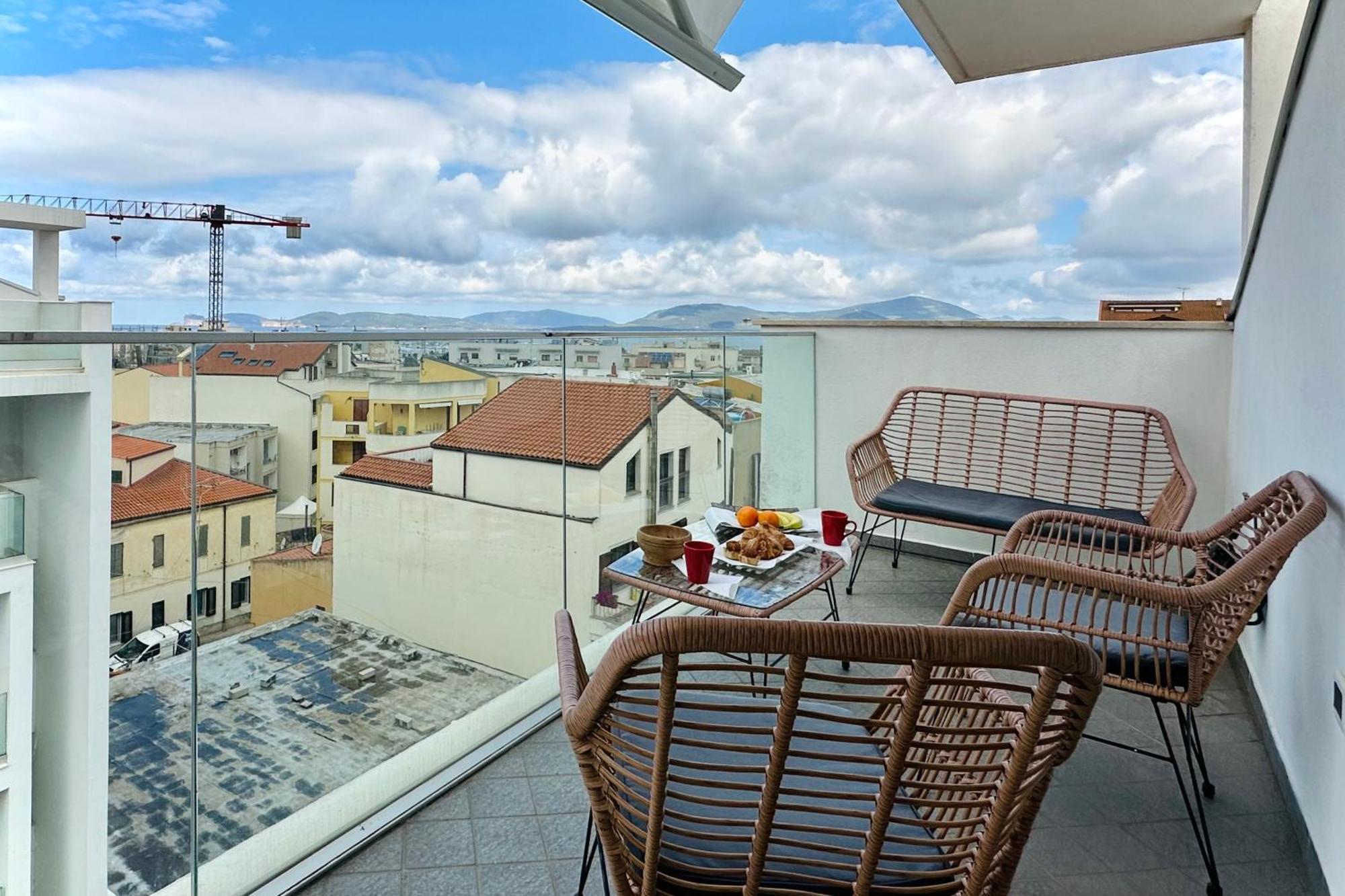 Attico Vista Bonita Apartman Alghero Kültér fotó